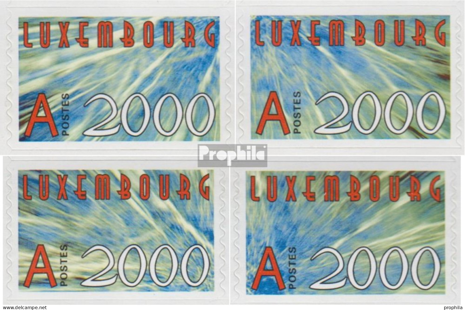 Luxemburg 1490-1493 (kompl.Ausg.) Postfrisch 2000 Neujahr - Unused Stamps