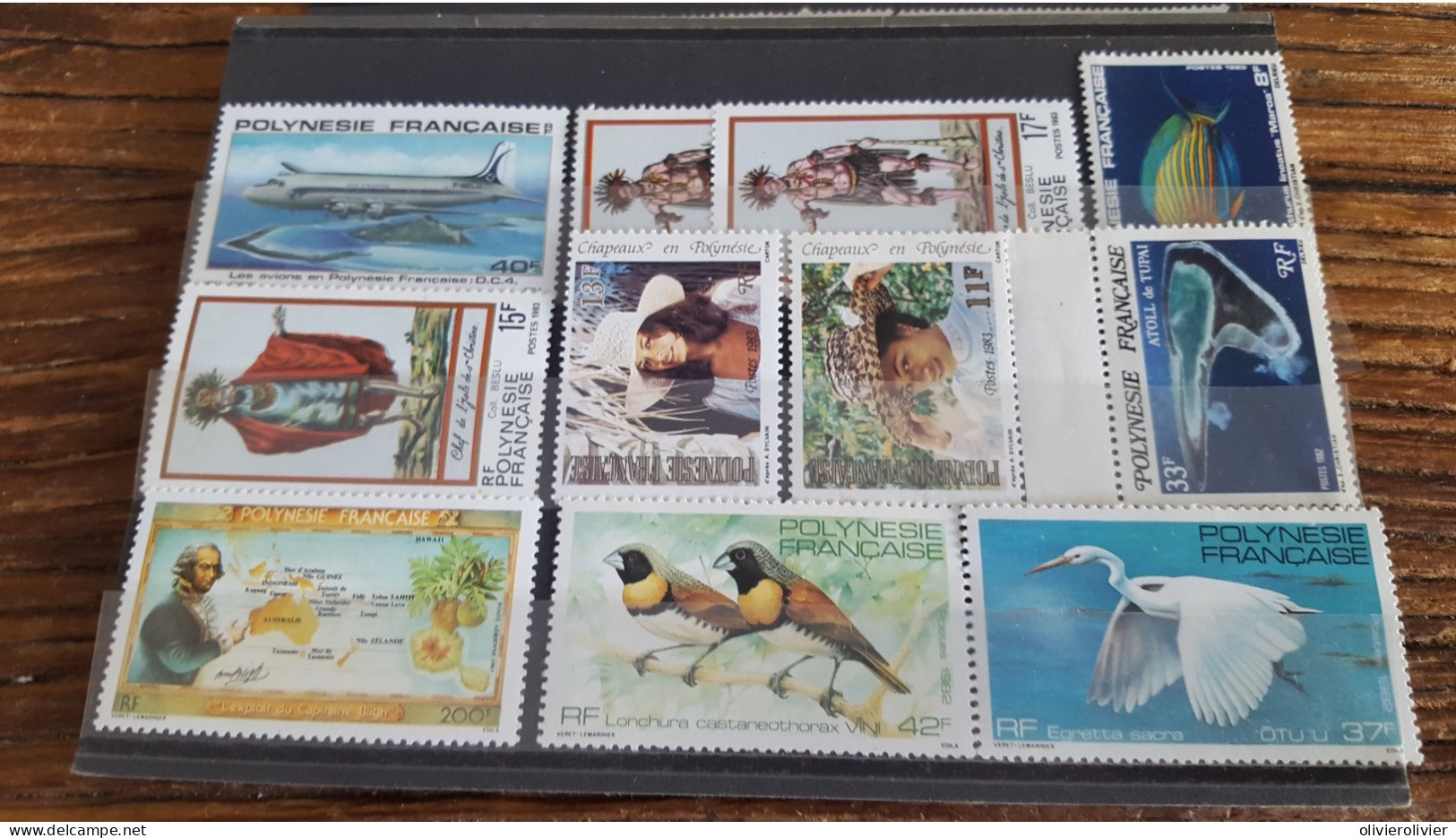 REF A1582  COLONIE FRANCAISE POLYNESIE - Collections, Lots & Séries