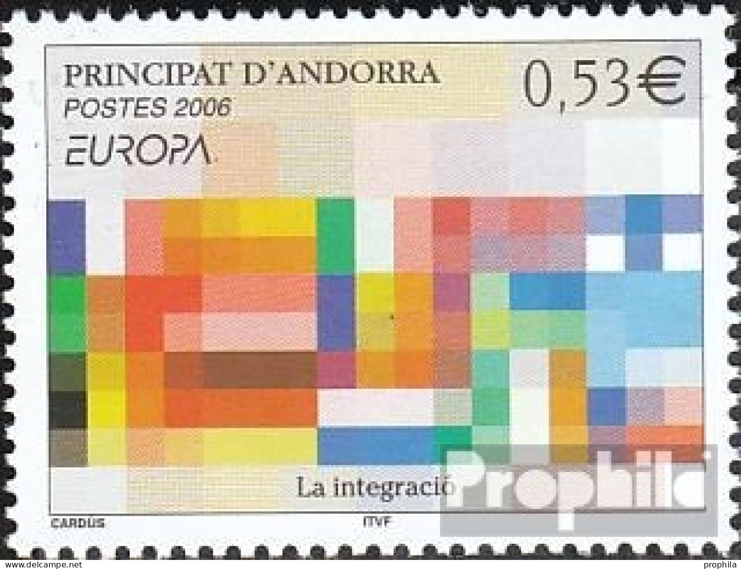 Andorra - Französische Post 648 (kompl.Ausg.) Postfrisch 2006 Europa - Unused Stamps