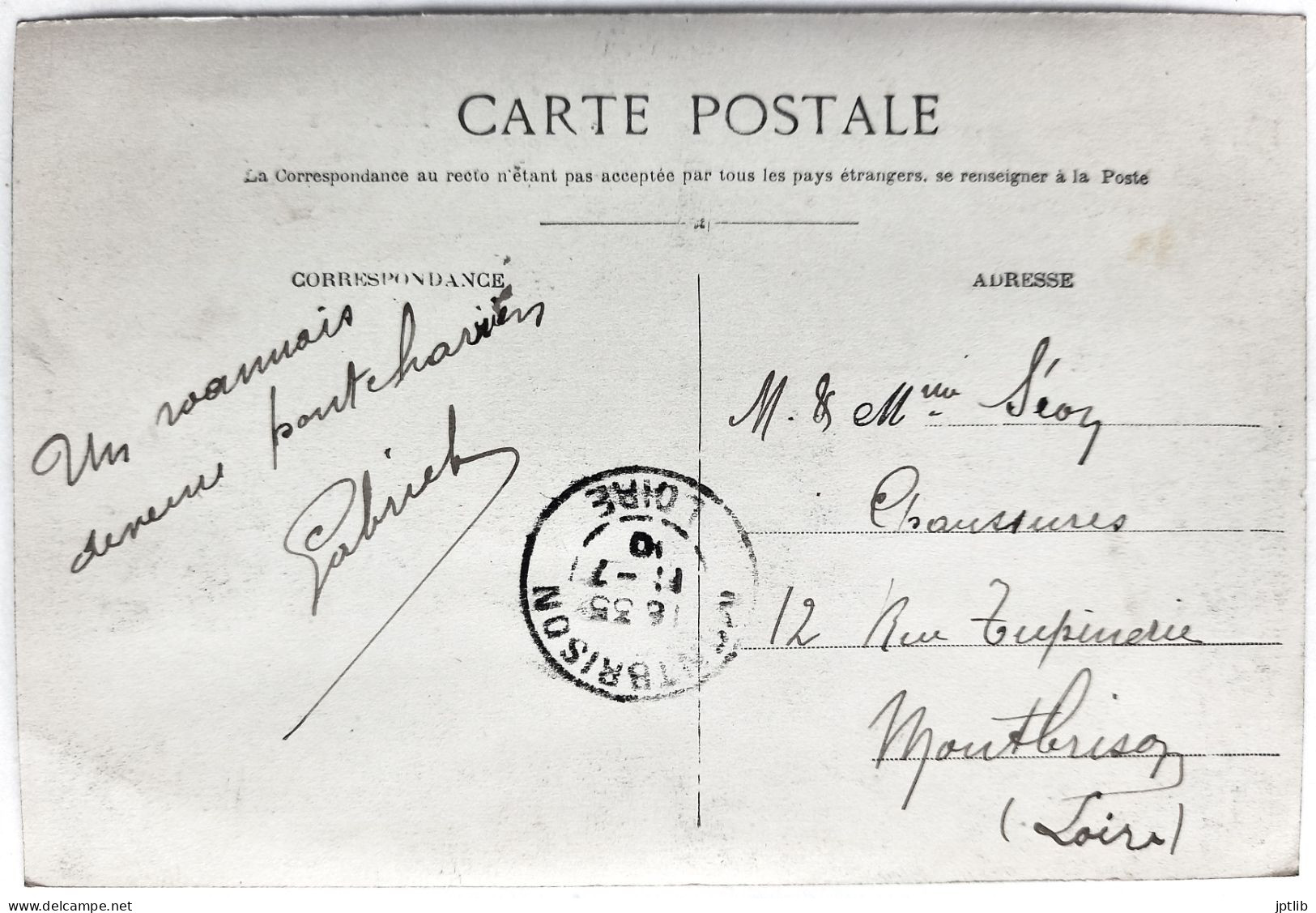 CPA Carte Postale / 69 Rhône, Pontcharrat-sur-Turdine / S. F., S. Farges, édit. - 3116 / La Place. - Pontcharra-sur-Turdine
