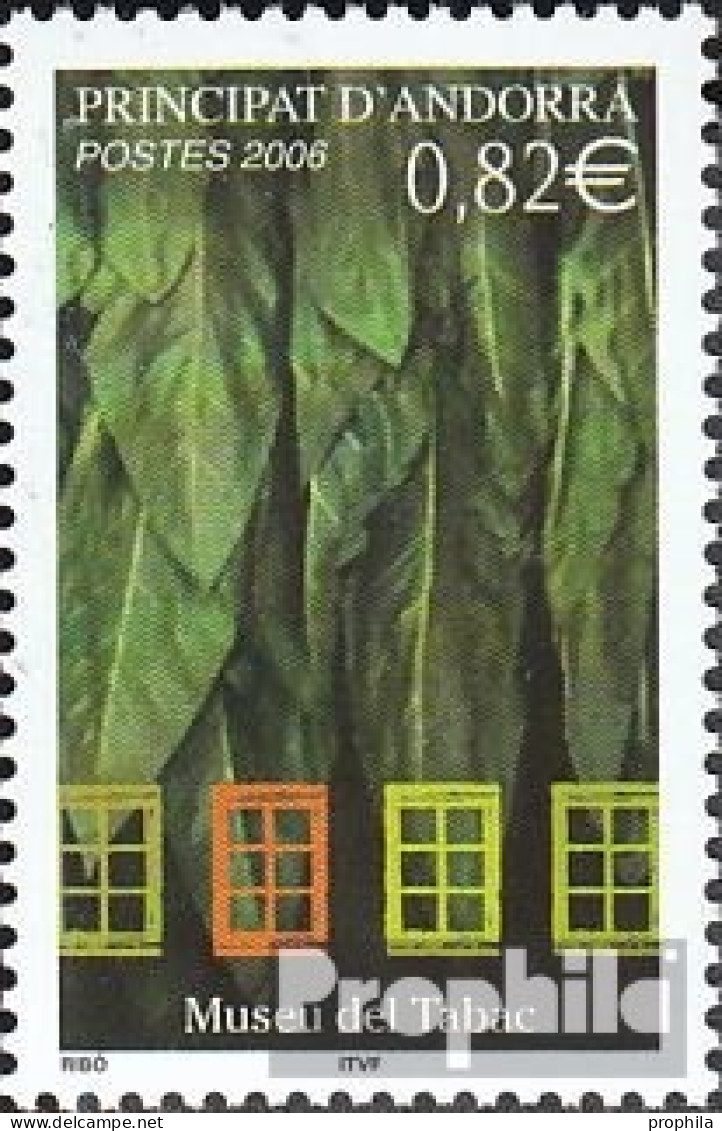 Andorra - Französische Post 645 (kompl.Ausg.) Postfrisch 2006 Tabak - Unused Stamps