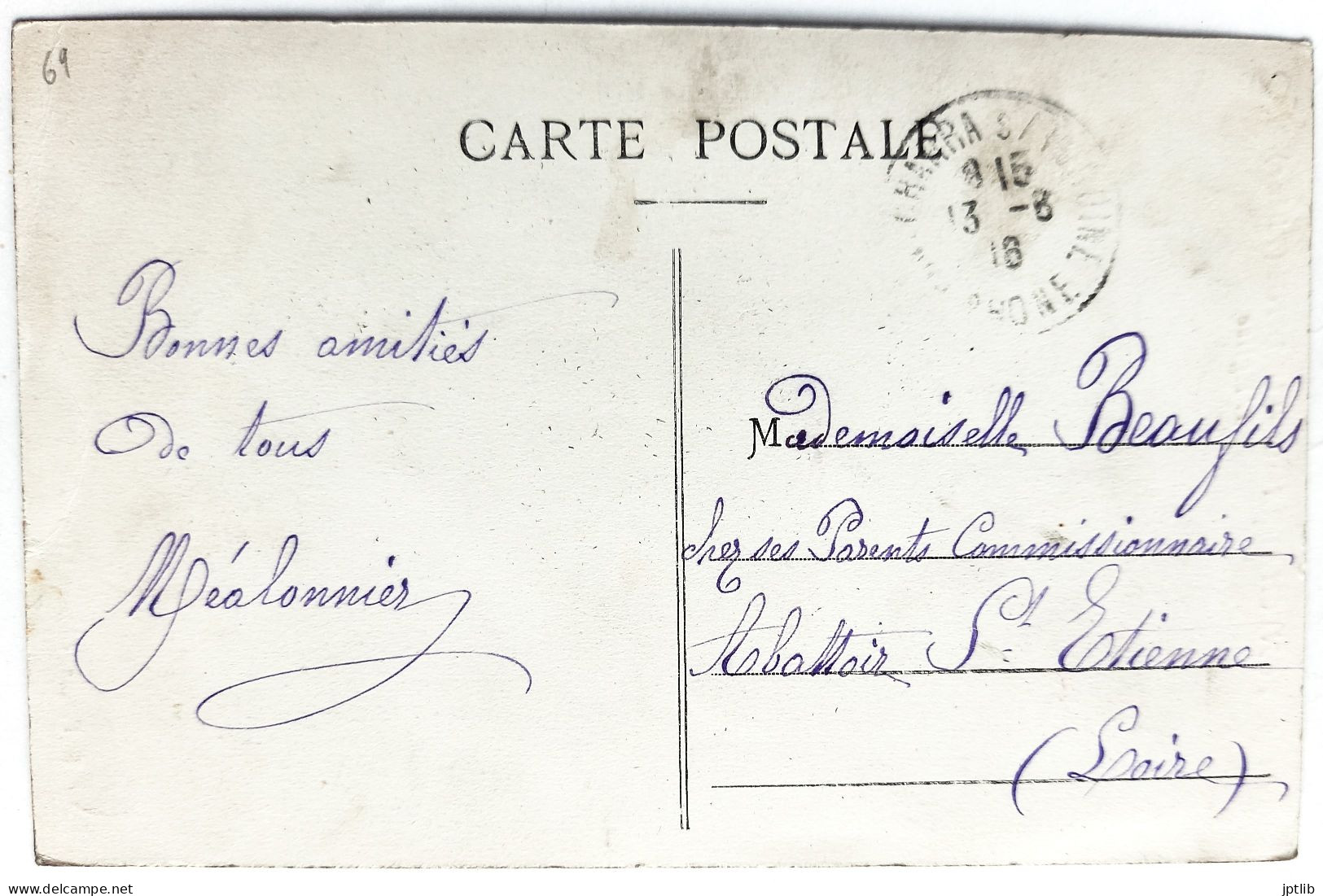 CPA Carte Postale / 69 Rhône, Pontcharrat-sur-Turdine / S. F., S. Farges, édit. - 3116 / L'Église. - Pontcharra-sur-Turdine