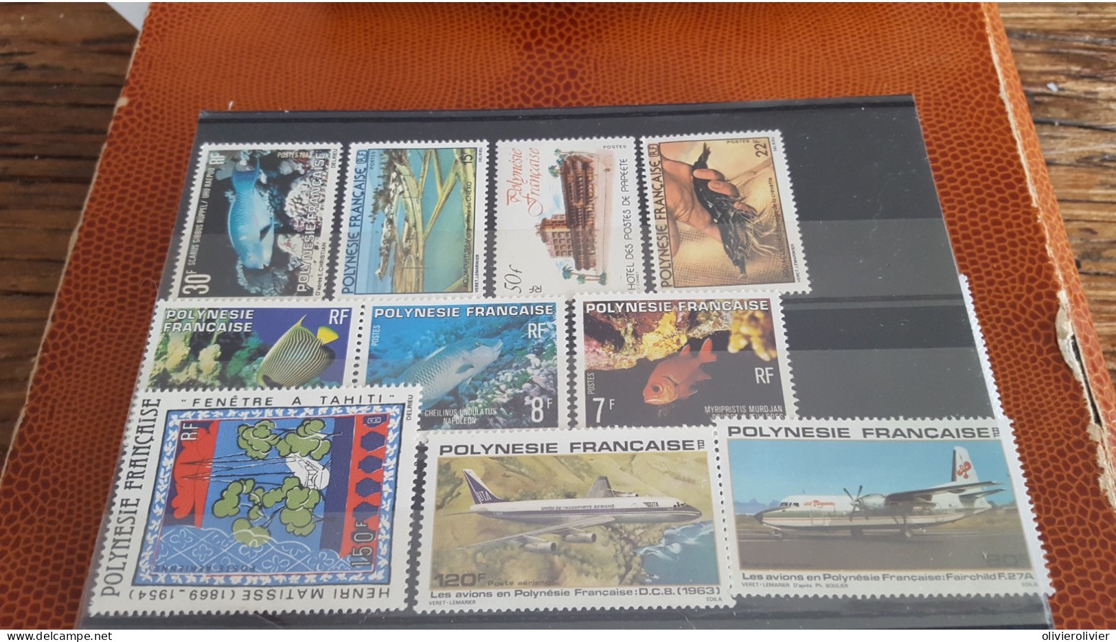 REF A1585  COLONIE FRANCAISE POLYNESIE - Collections, Lots & Séries