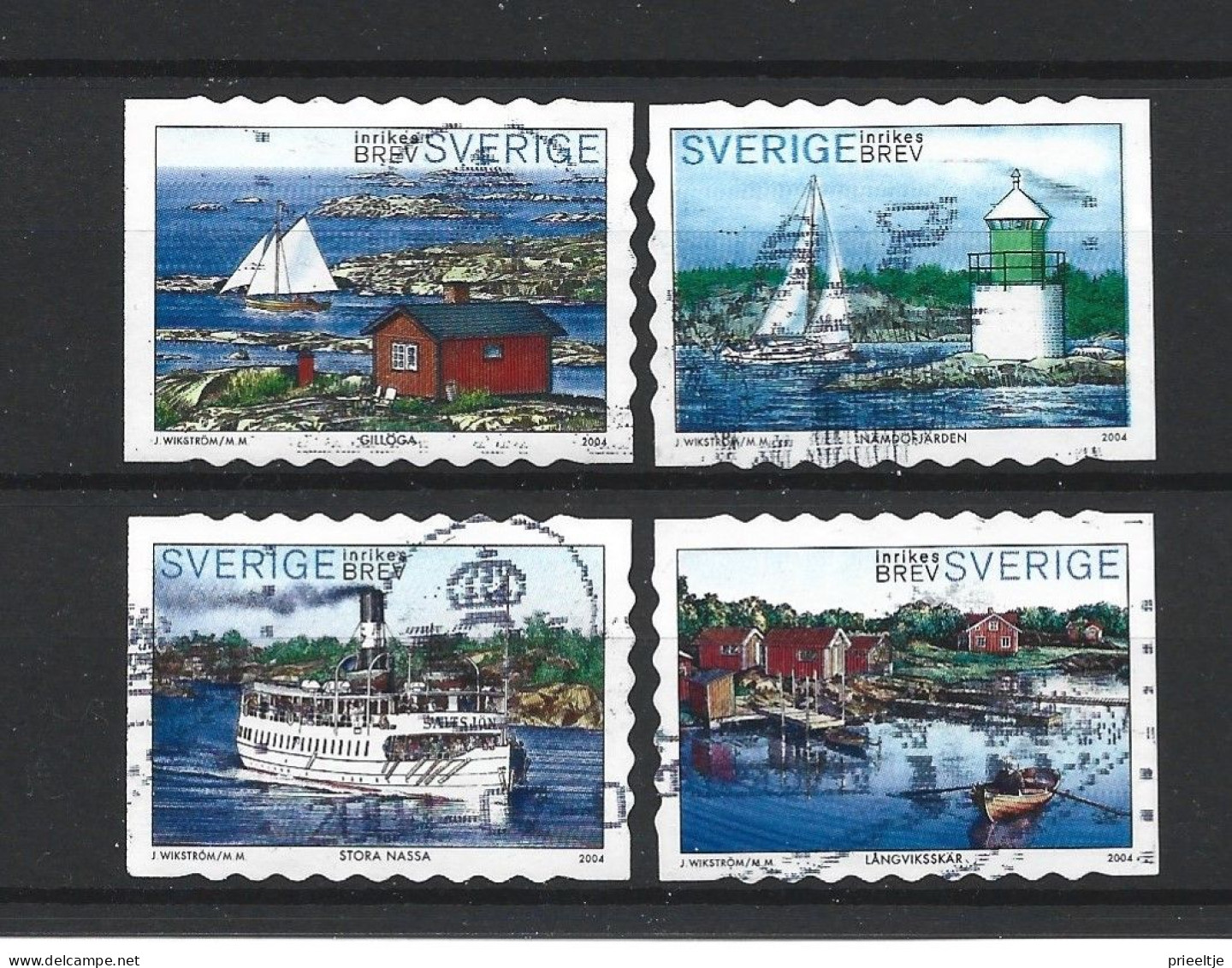 Sweden 2004 Tourism Y.T. 2388/2391 (0) - Used Stamps