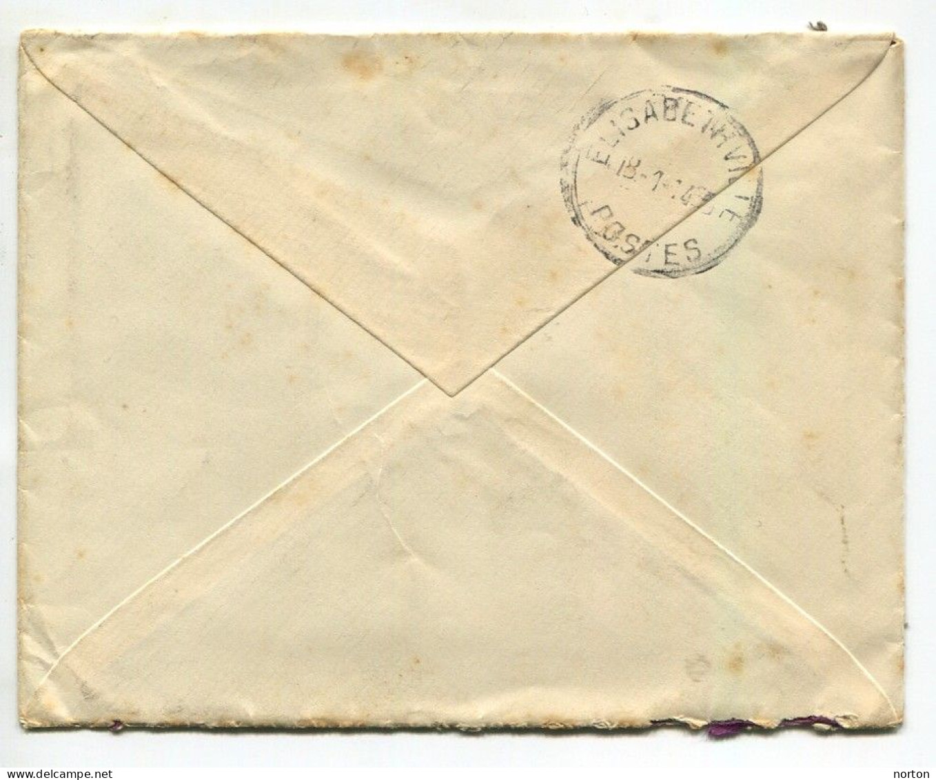 Congo Kabinda Oblit. Keach 7A1-Dmyt Sur C.O.B. 184 Sur Lettre Vers Dendermonde Via Elisabethville Le 11/01/1936 - Lettres & Documents