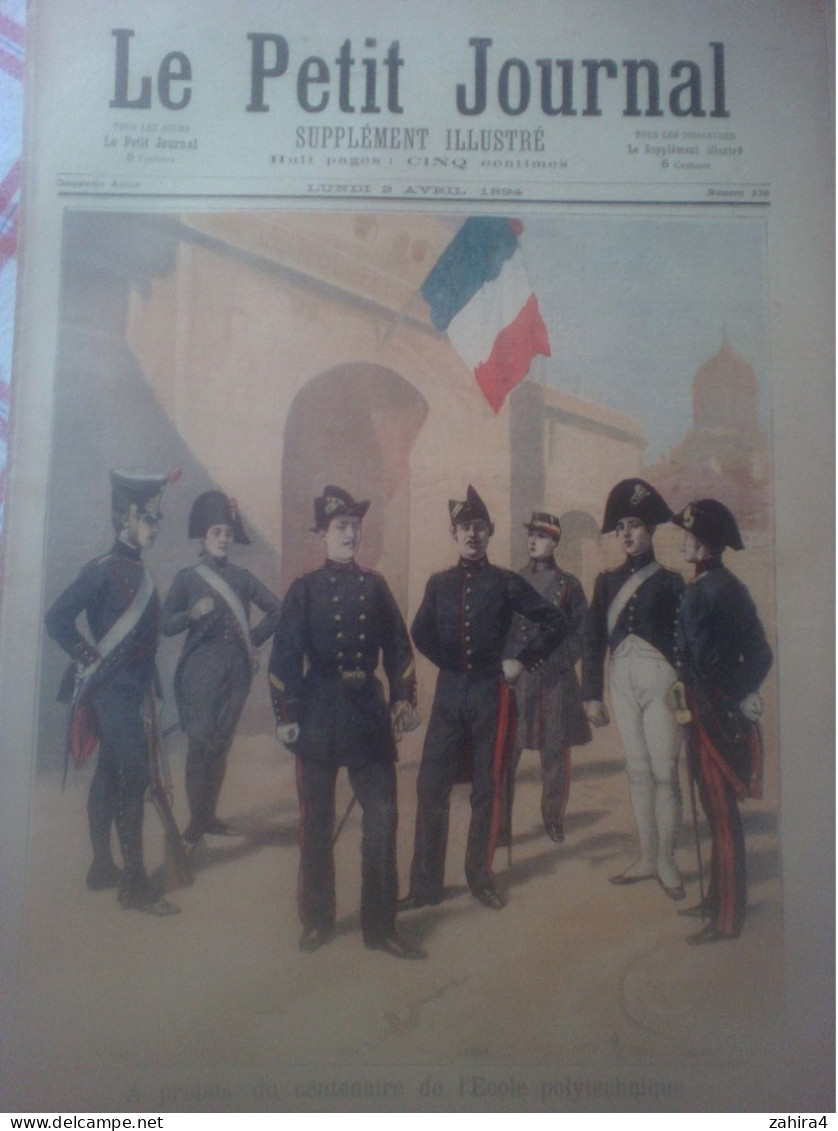 Le Petit Journal N°176 Centenaire école Polytechnique  Dessins Légende Faust Cycle Gerbault Corps De Méharistes - Zeitschriften - Vor 1900