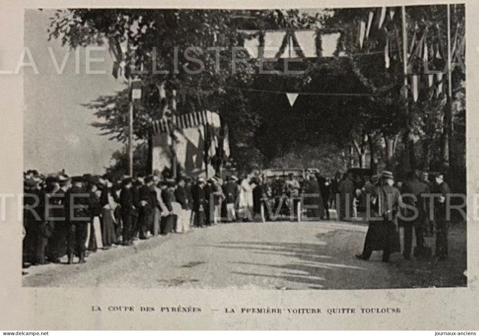 1905 COURSE AUTOMOBILE - LA COUPE DES PYRÉNÉES - TOULOUSE - BEZIERS - CARCASSONNE - NARBONNE - 1900 - 1949