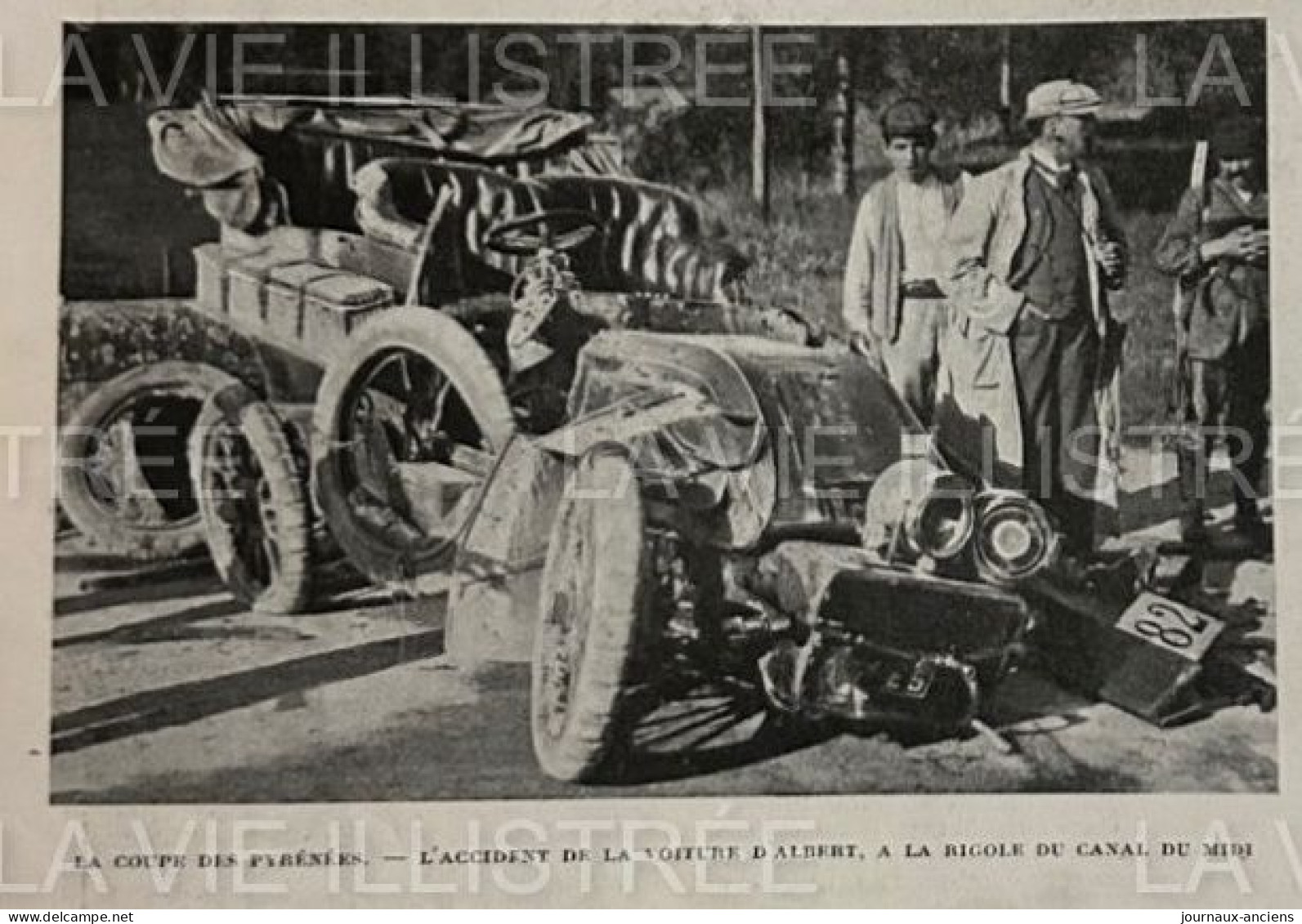 1905 COURSE AUTOMOBILE - LA COUPE DES PYRÉNÉES - TOULOUSE - BEZIERS - CARCASSONNE - NARBONNE - 1900 - 1949