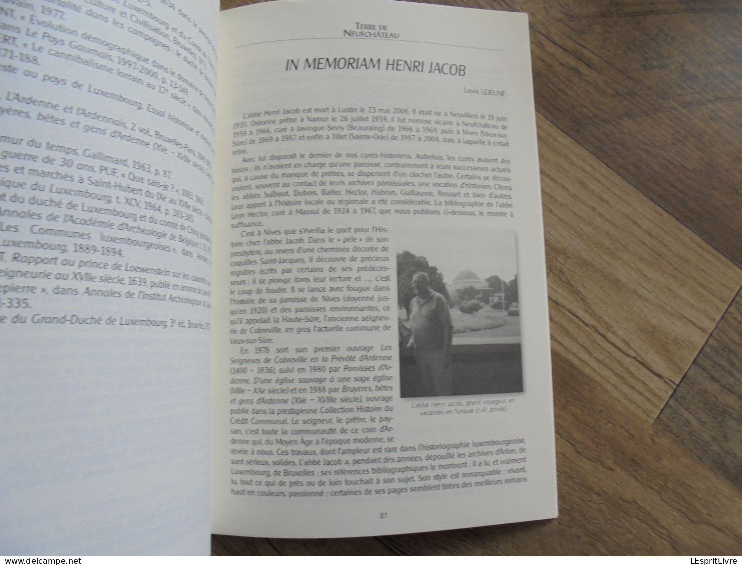 TERRE DE NEUFCHÂTEAU N° 2 Année 2006 Régionalisme Ardenne Histoire Vissitudes Luxembourgeoises Mortalité 1636 Verlaine