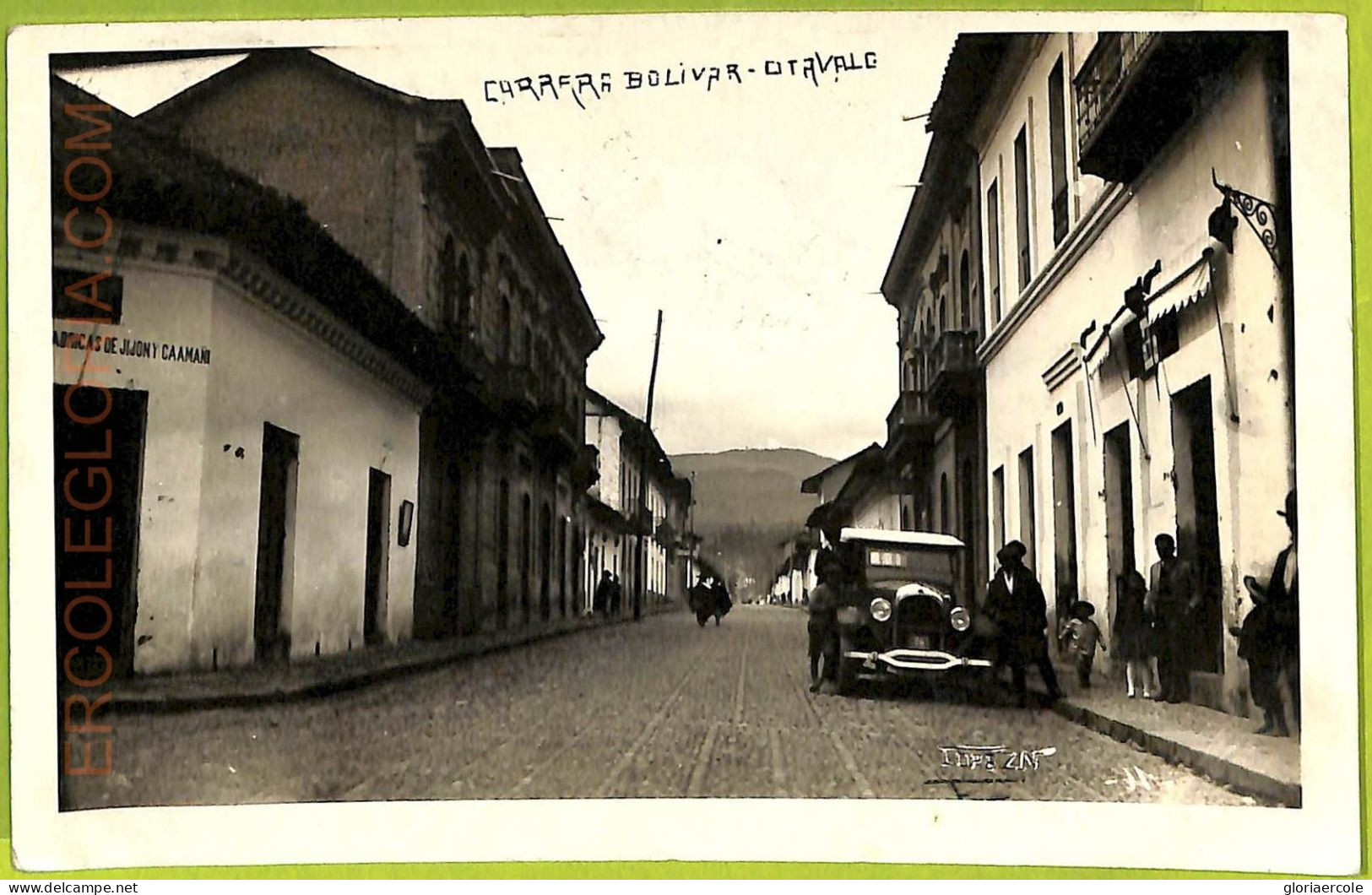 17235  - ECUADOR-  VINTAGE POSTCARD - Bolivar - Equateur