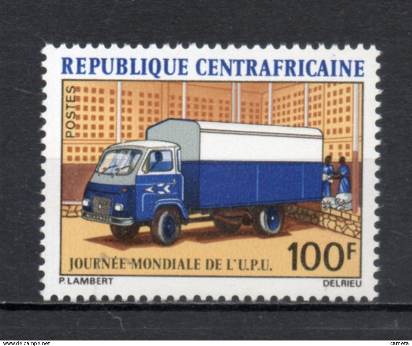 CENTRAFRIQUE N° 184   NEUF SANS CHARNIERE COTE 2.50€    UPU CAMION - Central African Republic