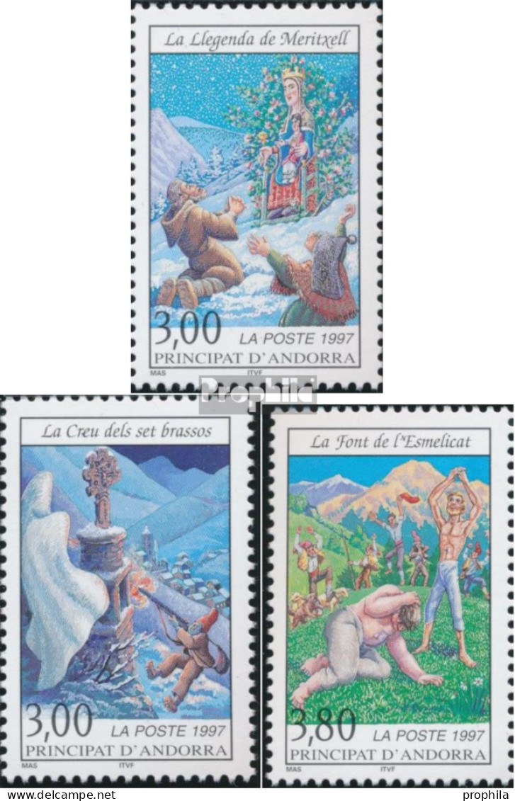 Andorra - Französische Post 514-516 (kompl.Ausg.) Postfrisch 1997 Sagen - Ungebraucht