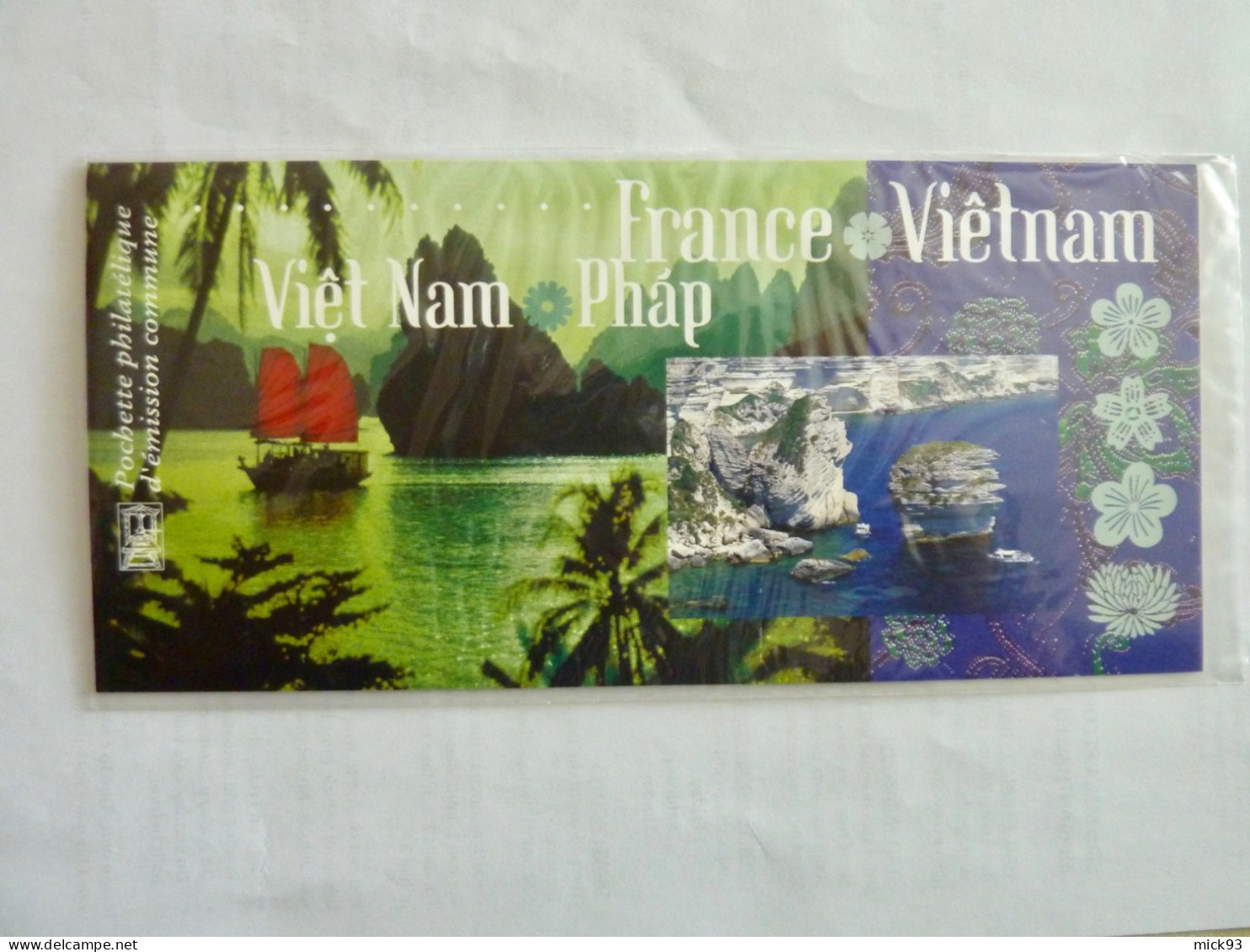 France Bloc émissions Communes France-Vietnam 2008 - Foglietti Commemorativi