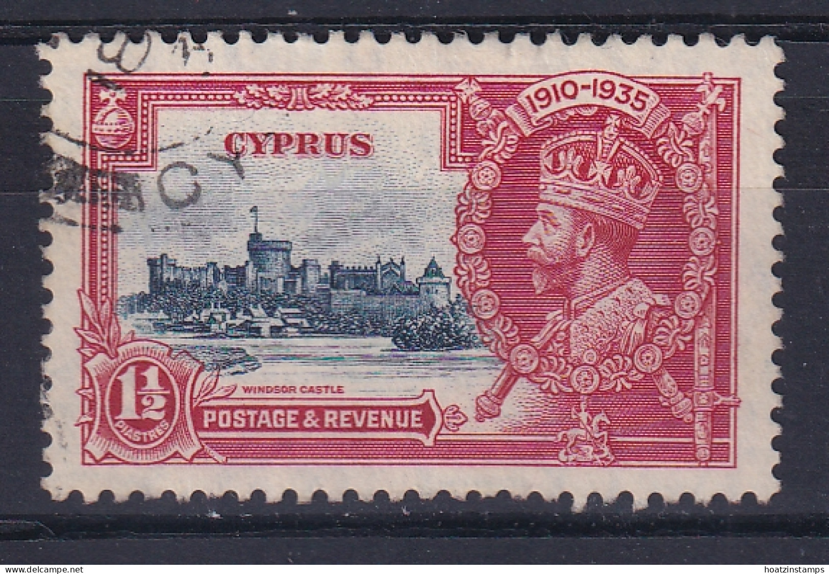 Cyprus: 1935   Silver Jubilee  SG145   1½pi    Used - Chypre (...-1960)