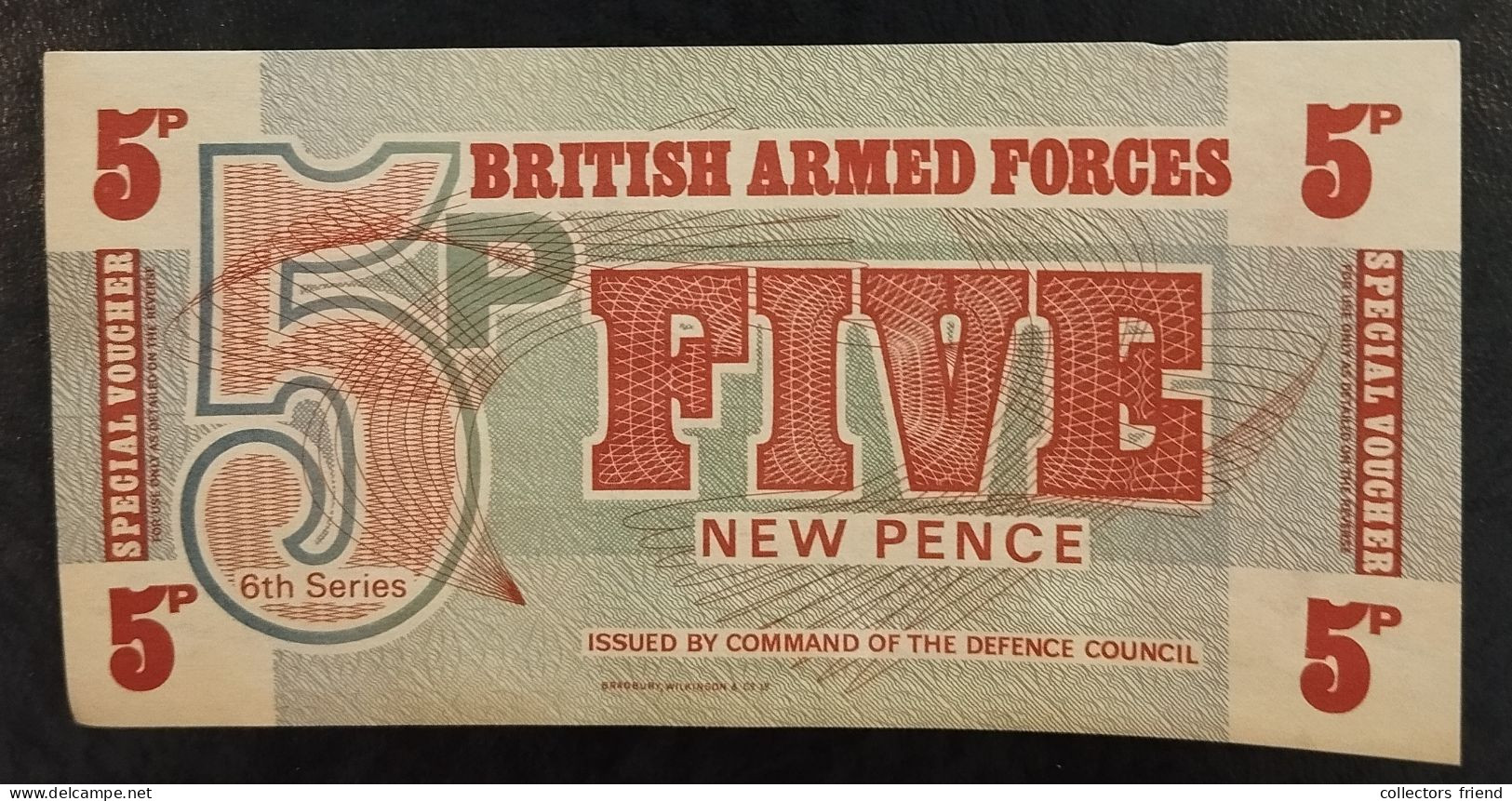 British Armed Forces - 5 + 10 New Pence - 6th Series - UNC - British Armed Forces & Special Vouchers