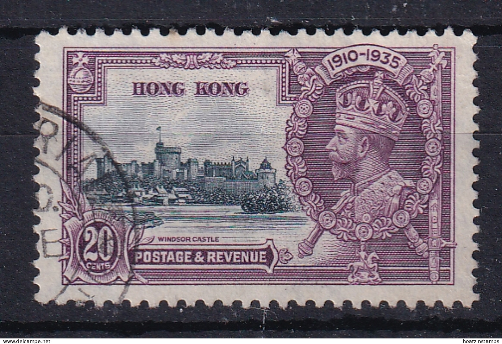 Hong Kong: 1935   Silver Jubilee   SG136    20c   Used - Used Stamps