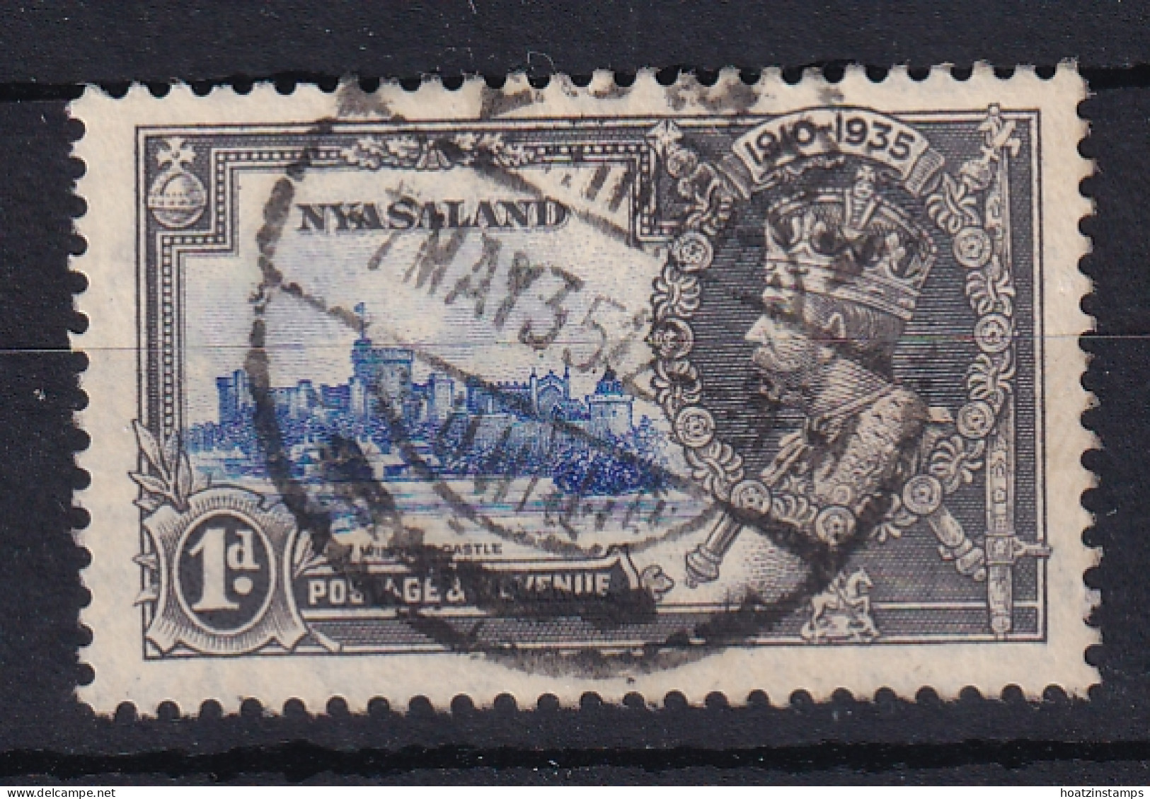 Nyasaland: 1935   Silver Jubilee   SG123   1d   Used - Nyasaland (1907-1953)