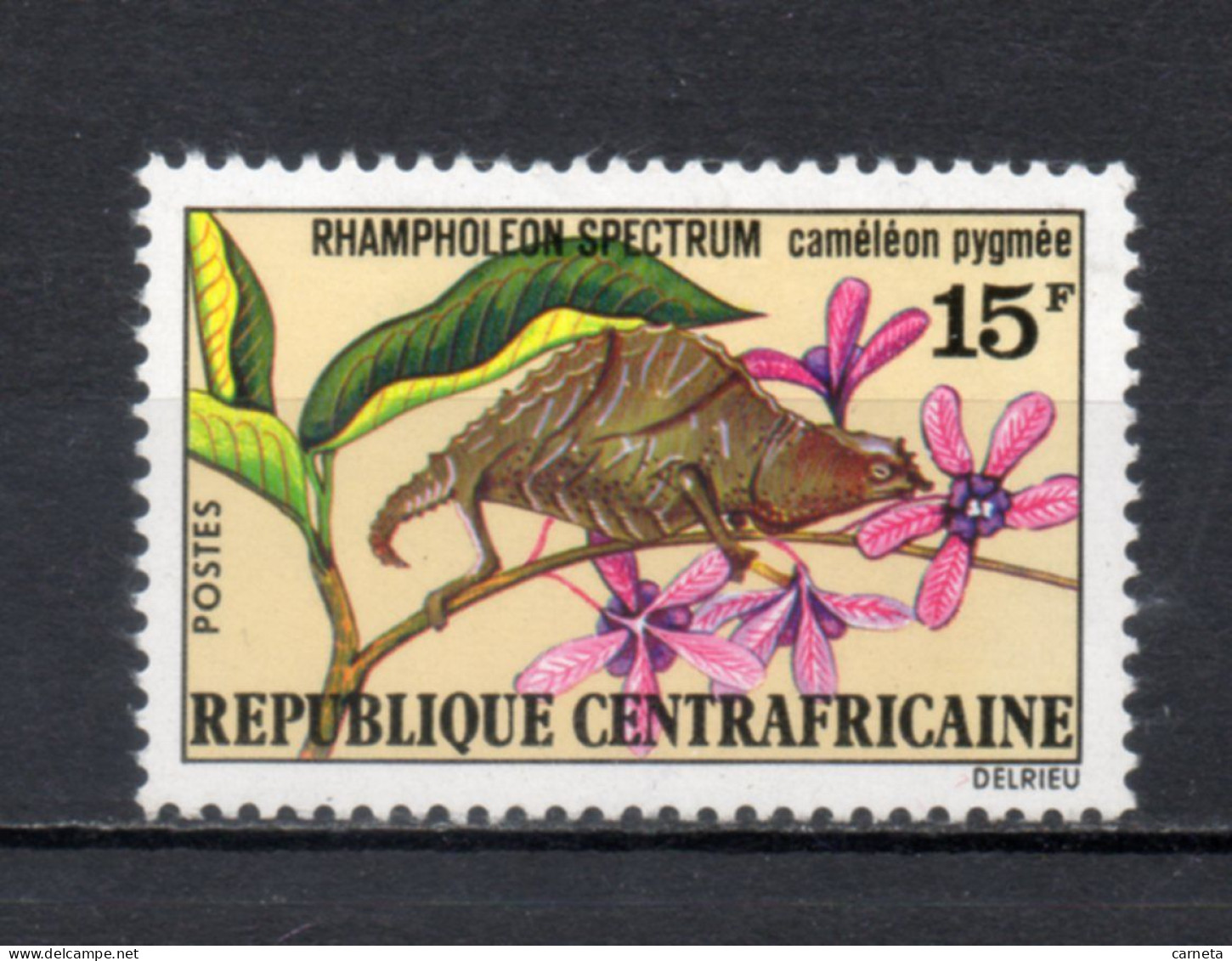 CENTRAFRIQUE N° 197   NEUF SANS CHARNIERE COTE 2.00€    ANIMAUX FAUNE - Central African Republic