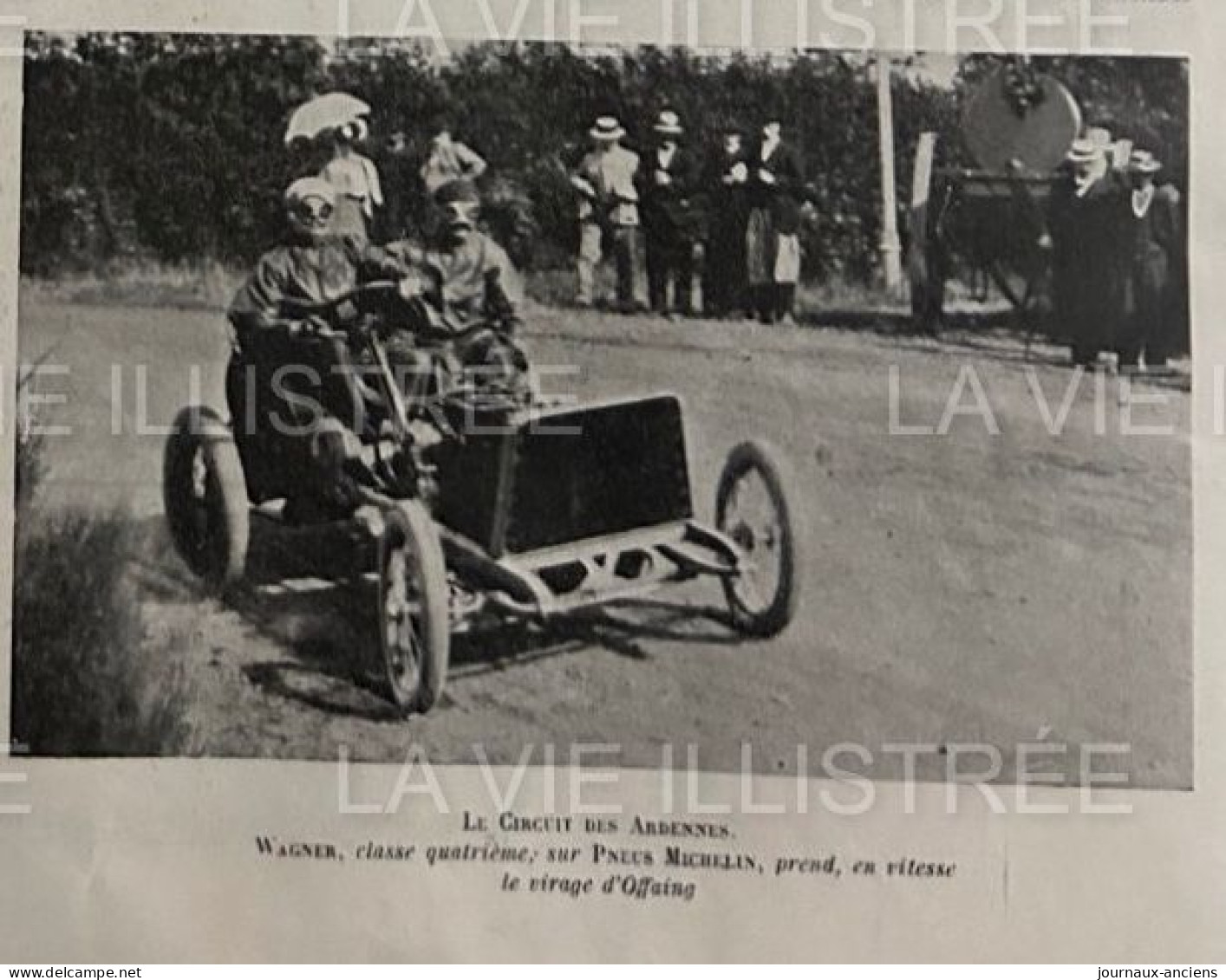 1905 COURSE AUTOMOBILE - LE CIRCUIT DES ARDENNES - VAINQUEUR HÉMERY SUR DARRACQ - TART - WAGNER - LE BLON - 1900 - 1949