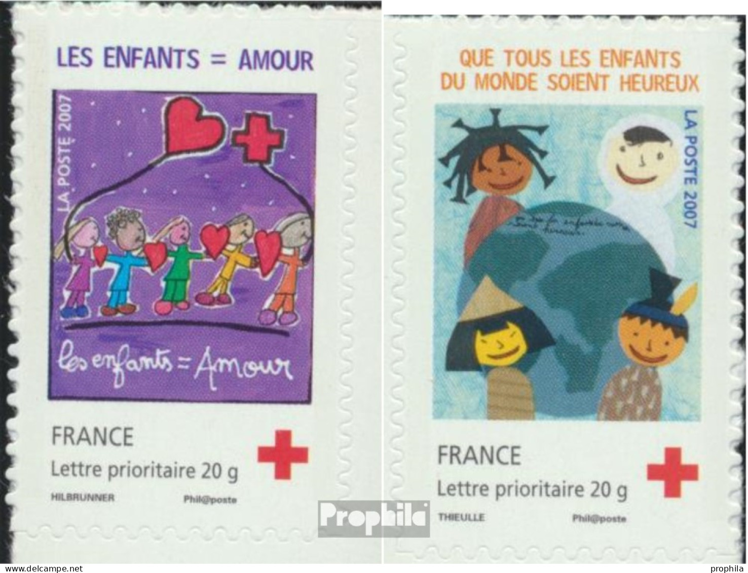 Frankreich 4339-4340 (kompl.Ausg.) Postfrisch 2007 Rotes Kreuz - Neufs