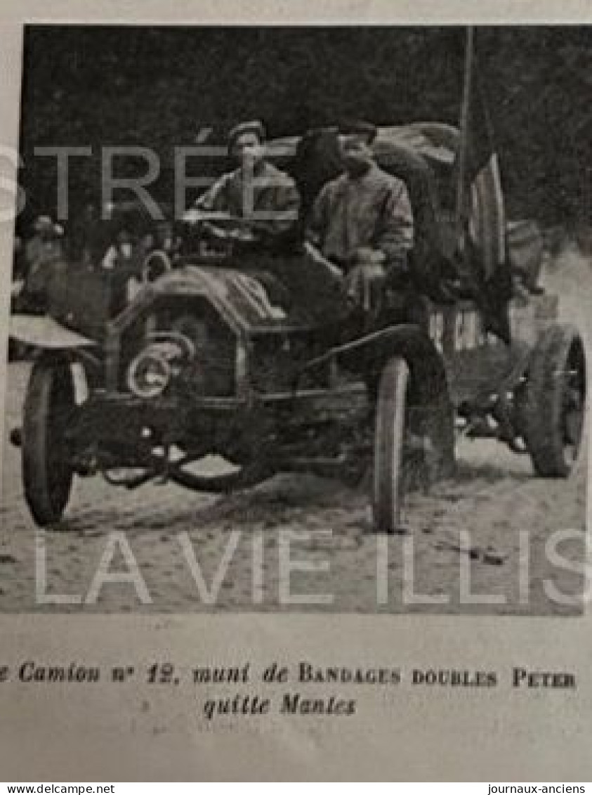 1905 LE CONCOURS DE VEHICULES INDUSTRIELS - TRICARS MOTORI CONTAL - MANTES - SAINT QUENTIN - LA VIE ILLUSTRÉE