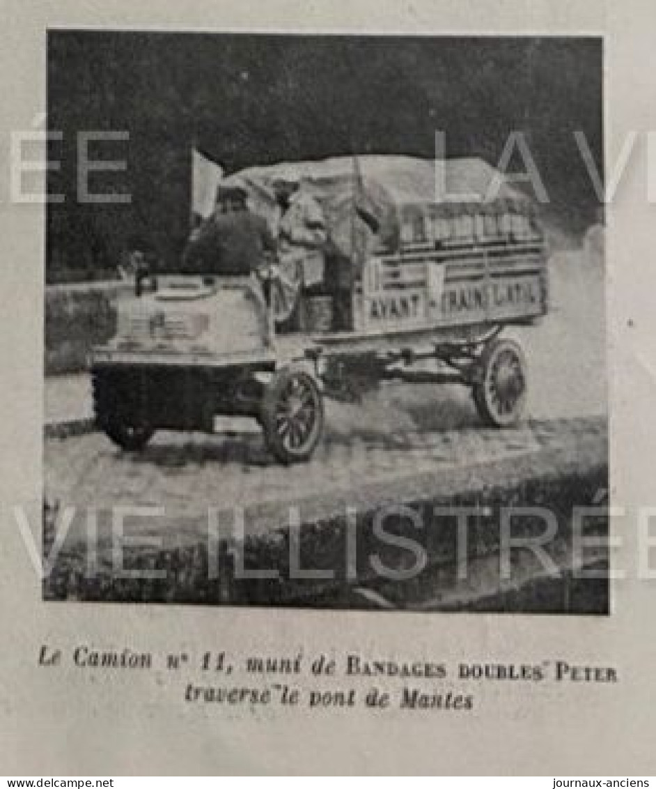 1905 LE CONCOURS DE VEHICULES INDUSTRIELS - TRICARS MOTORI CONTAL - MANTES - SAINT QUENTIN - LA VIE ILLUSTRÉE