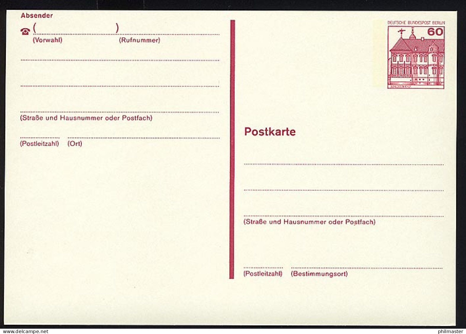 P 122 I - BuS 60 Pf Buchdruck, Postfrisch ** - Other & Unclassified