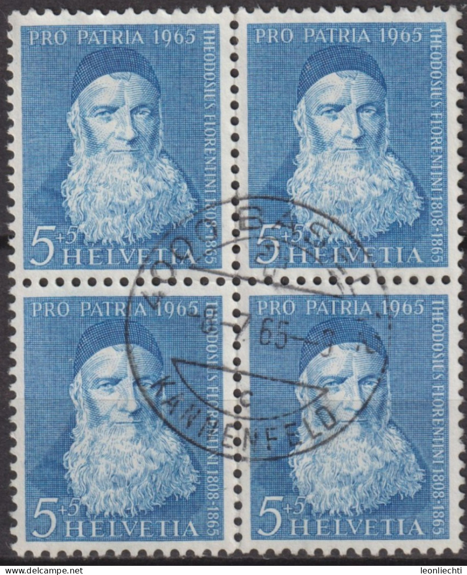 1965 Schweiz Pro Patria ° Mi:CH 814, Yt:CH 747, Zum:CH B123, Theodosius Florentini - Usados