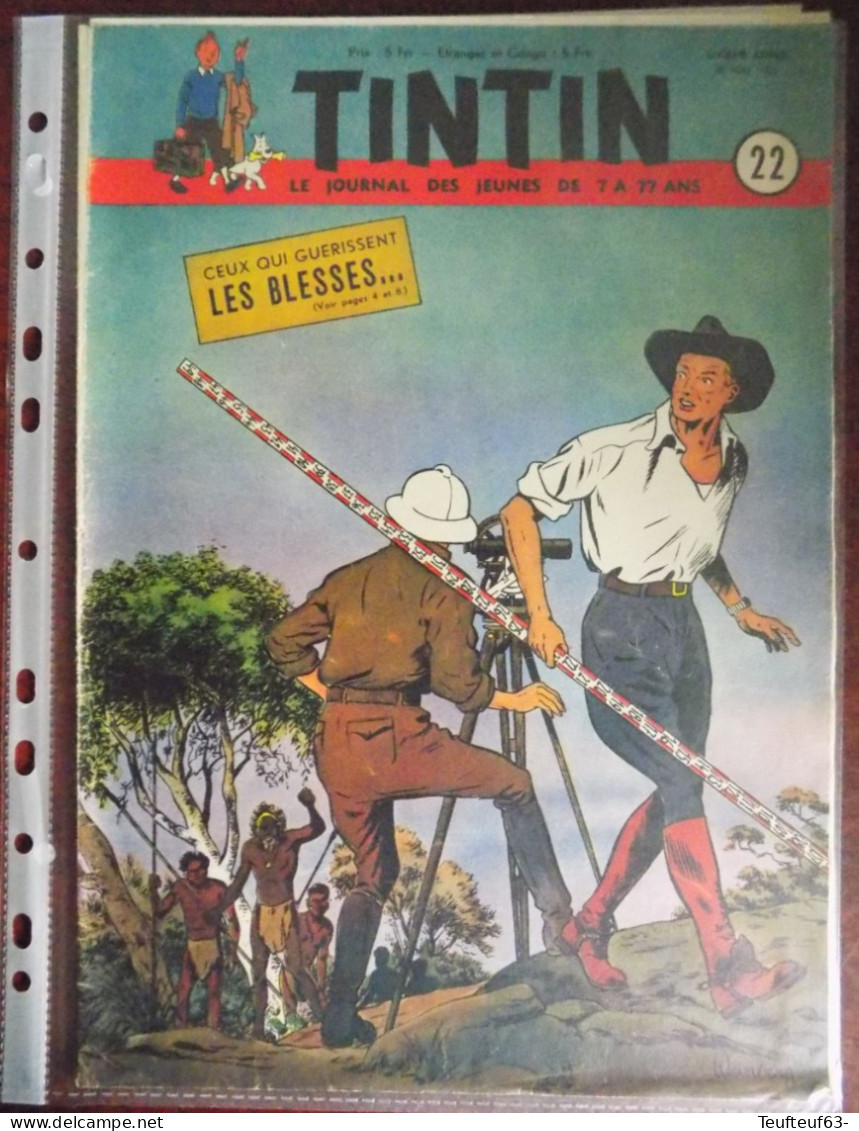 Tintin N° 22/1951 Couv. Weinberg - Tintin