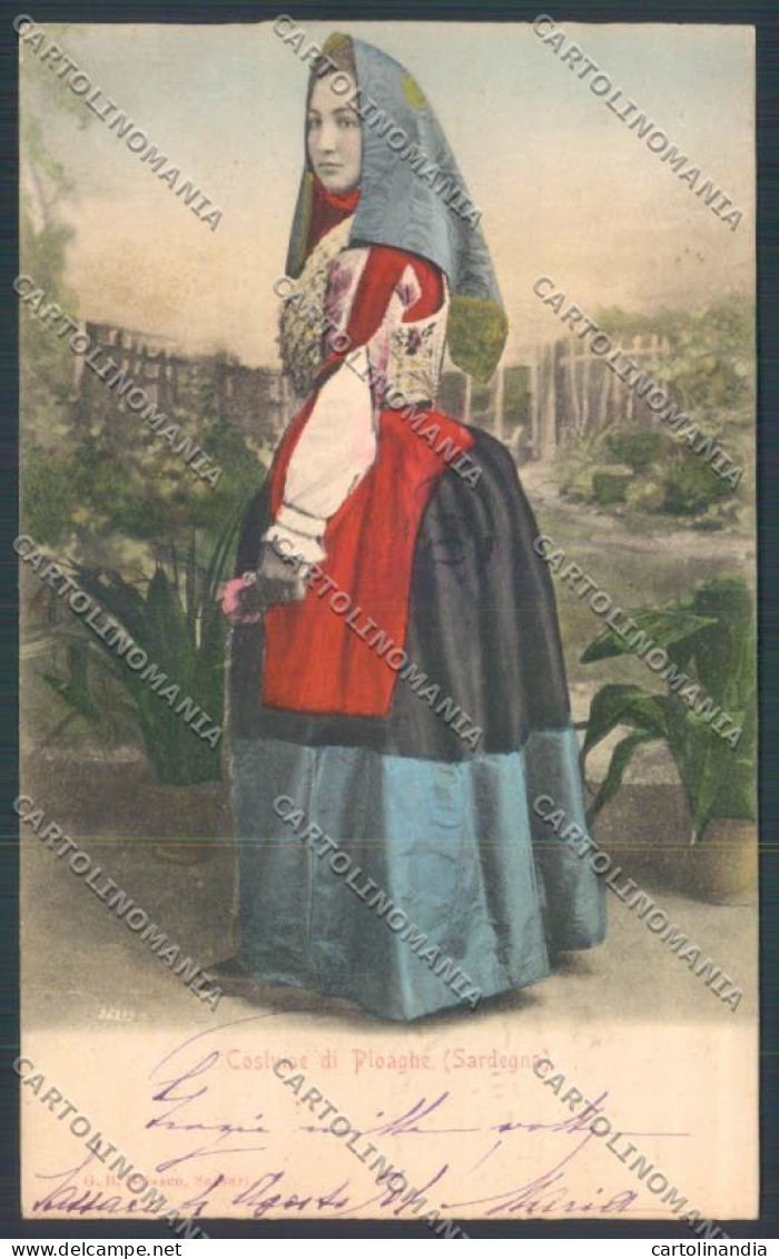 Sassari Costumi Sardi Ploaghe Cartolina ZG0689 - Sassari