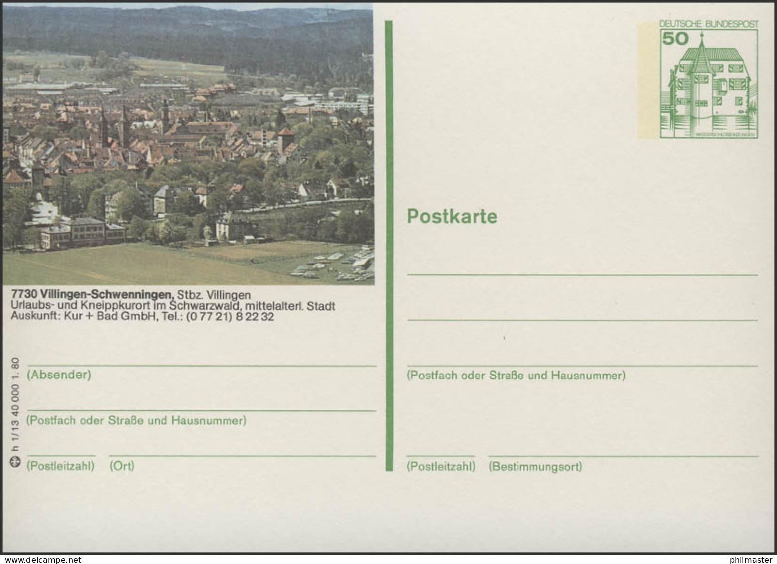 P130-h1/013 - 7730 Villingen-Schwenningen, Panorama ** - Cartes Postales Illustrées - Neuves