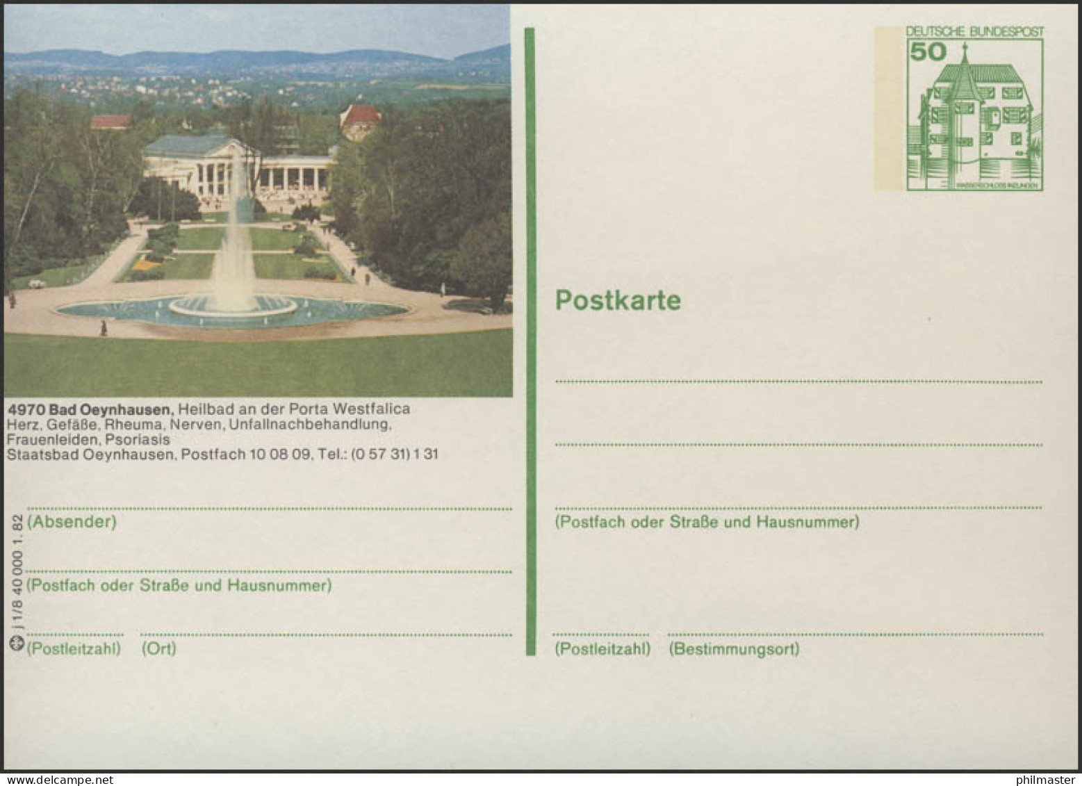 P134-j1/008 - 4970 Bad Oeynhausen, Panorama ** - Cartes Postales Illustrées - Neuves