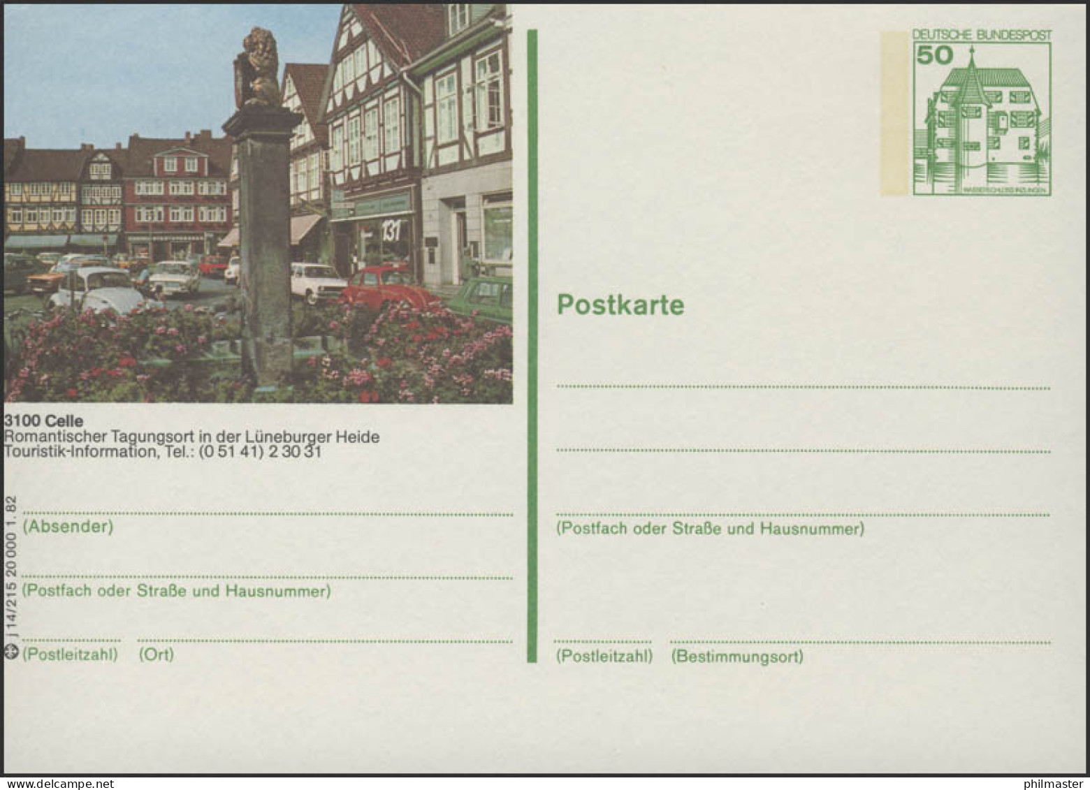 P134-j14/215 - 3100 Celle, Großer Plan ** - Cartes Postales Illustrées - Neuves