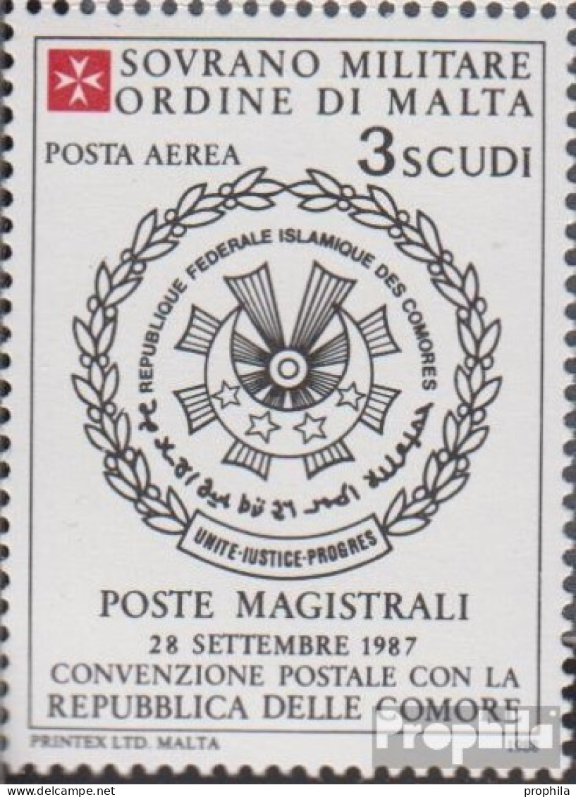 Malteserorden (SMOM) Kat-Nr.: 351 (kompl.Ausg.) Postfrisch 1988 Komoren - Malte (Ordre De)