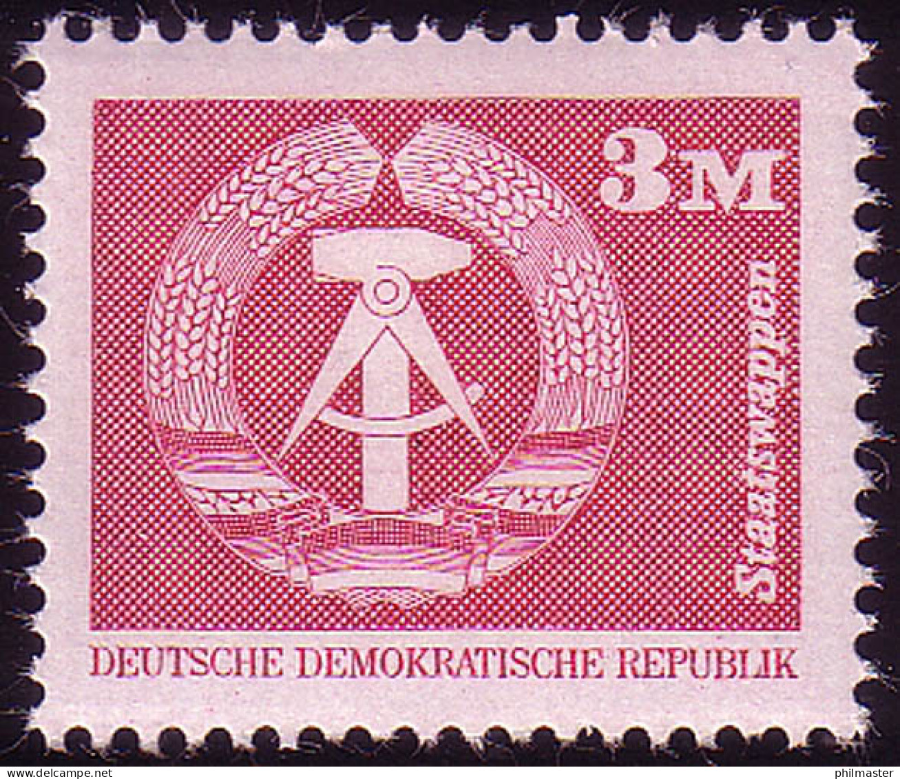 2633 Aufbau In Der DDR Kleinformat 3 M ** - Unused Stamps