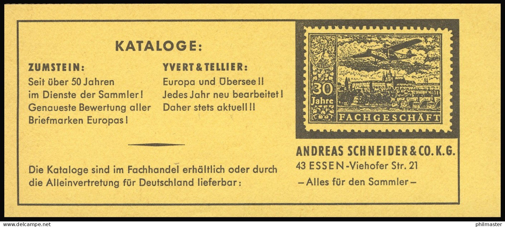 5c MH Brandenburger Tor/Schneider - RLV II A, Postfrisch ** - Markenheftchen