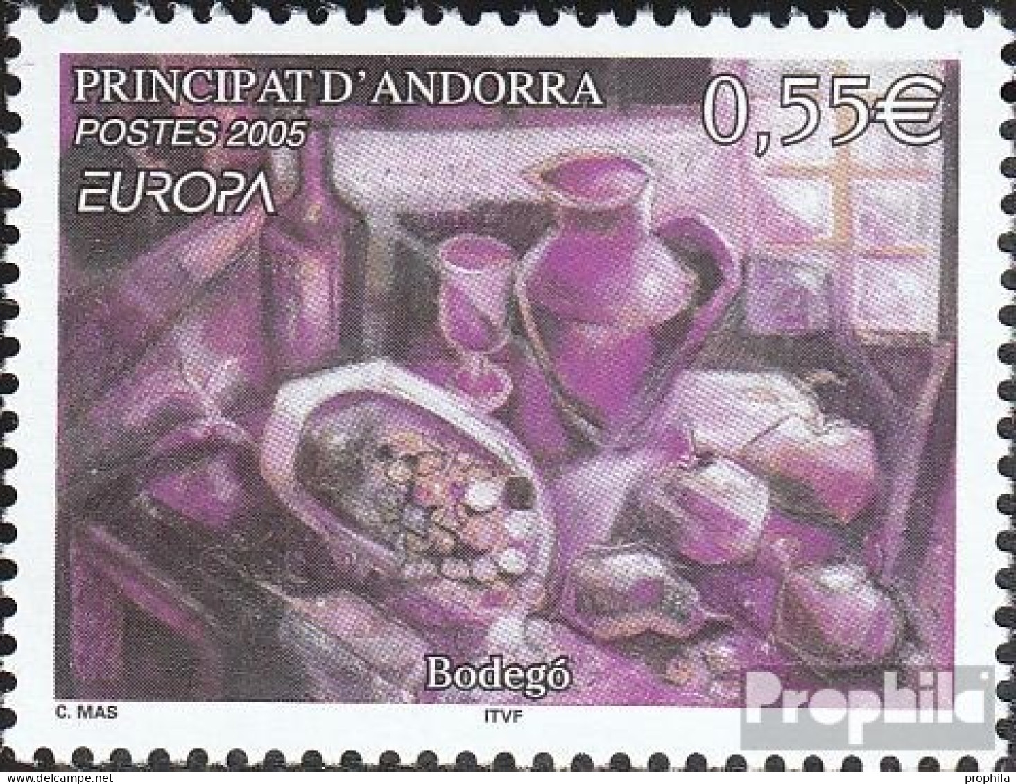 Andorra - Französische Post 629 (kompl.Ausg.) Postfrisch 2005 Europa - Nuovi