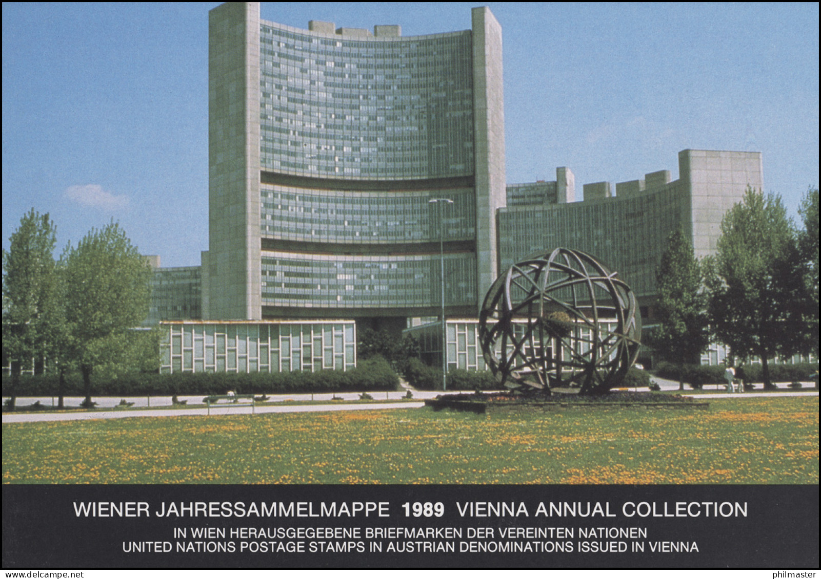 UNO Wien Jahressammelmappe 1989, Gestempelt - Sonstige & Ohne Zuordnung