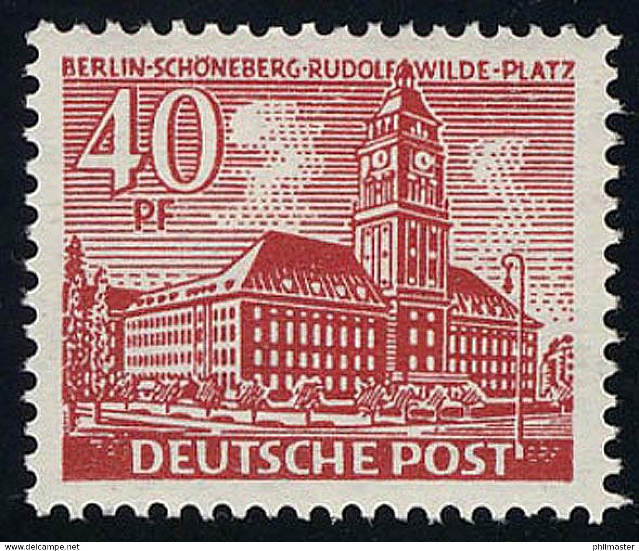 52 Berliner Bauten 40 Pf ** - Unused Stamps