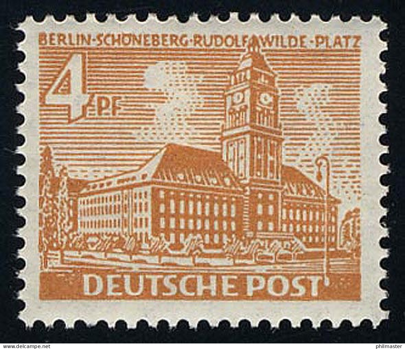 43 Berliner Bauten 4 Pf ** - Unused Stamps