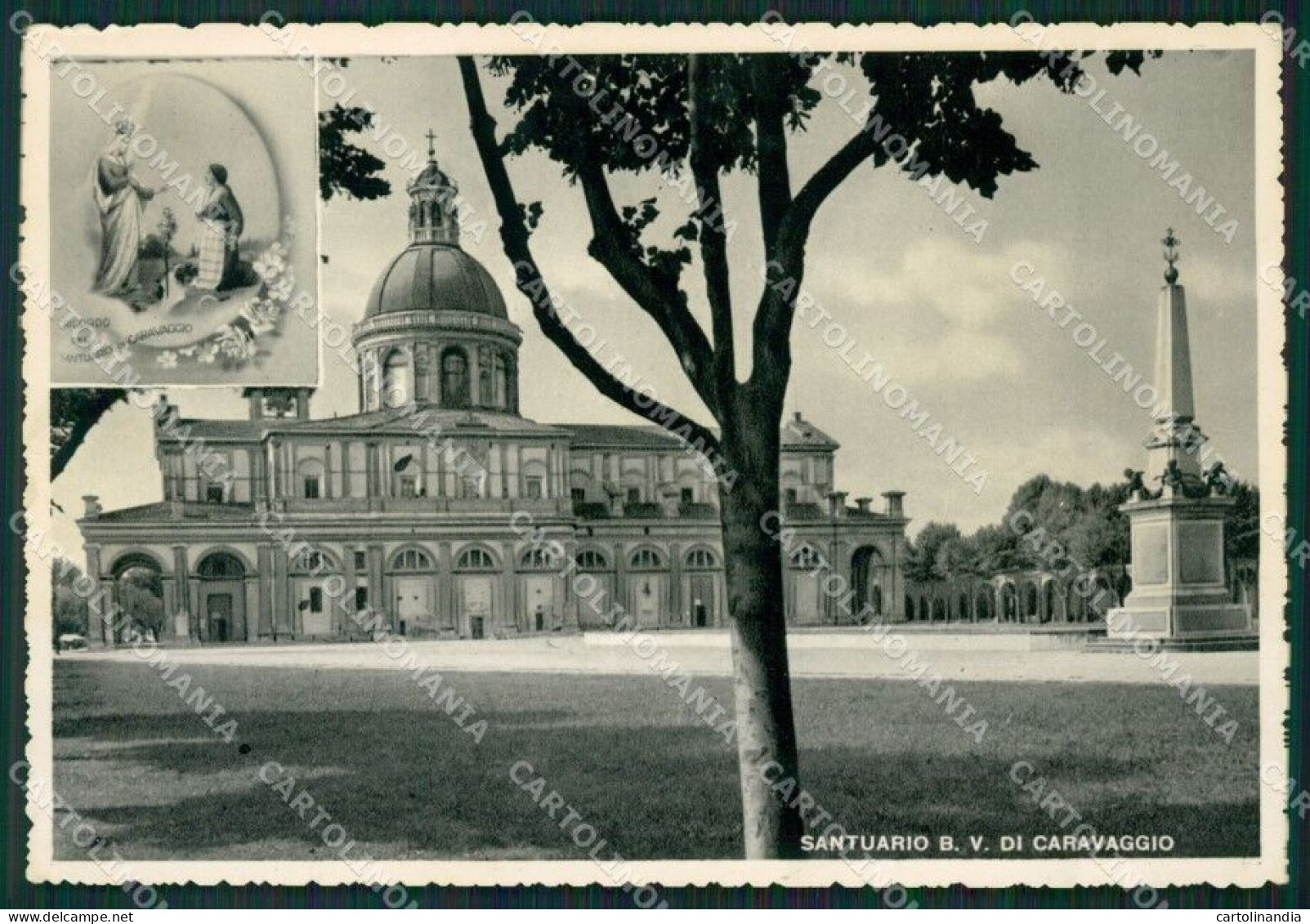 Bergamo Caravaggio Santuario Foto FG Cartolina ZKM9155 - Bergamo