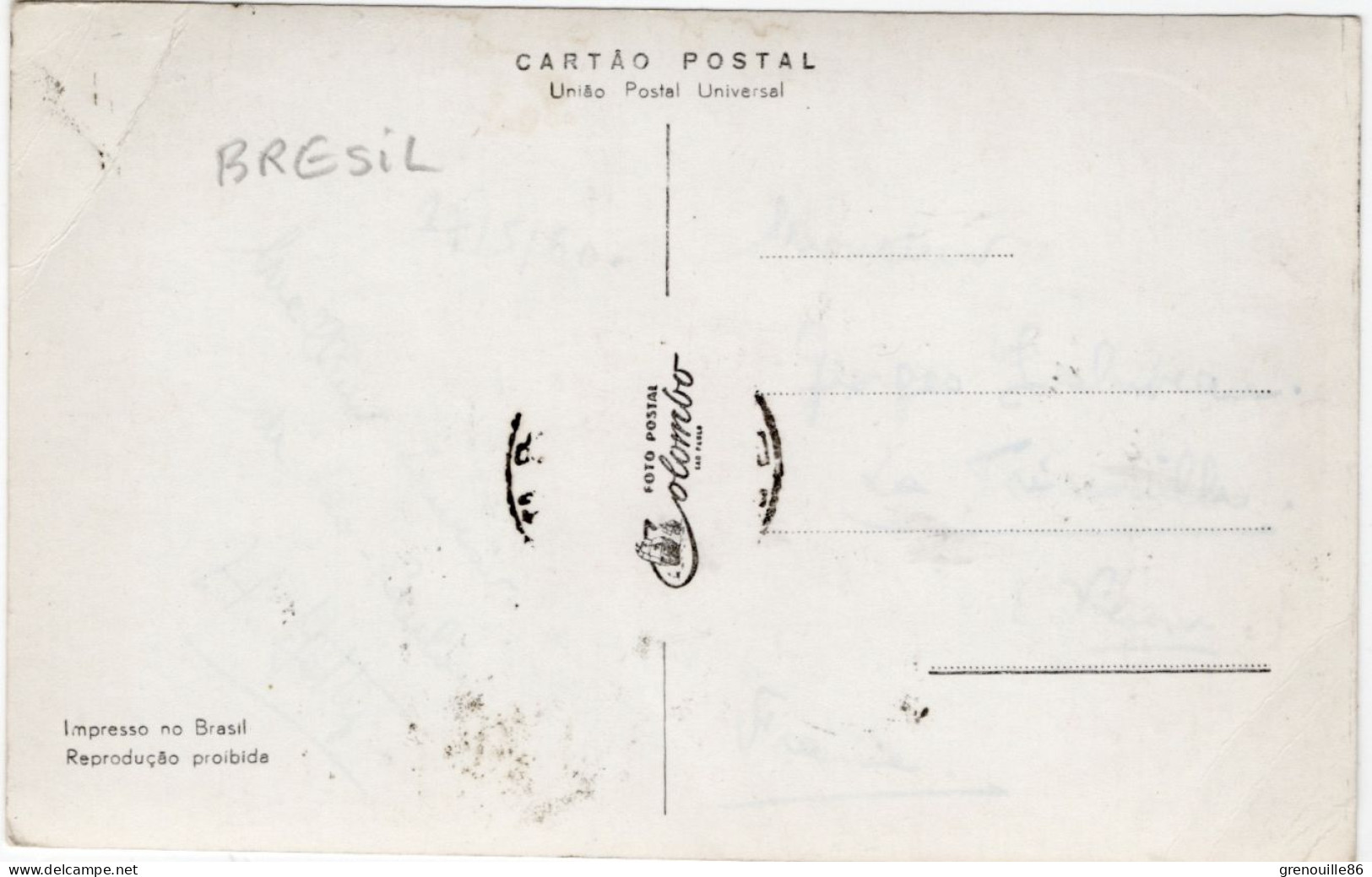 CPSM BRÉSIL SAN PAULO - SAO PAULO  Av. Sao Joao - São Paulo