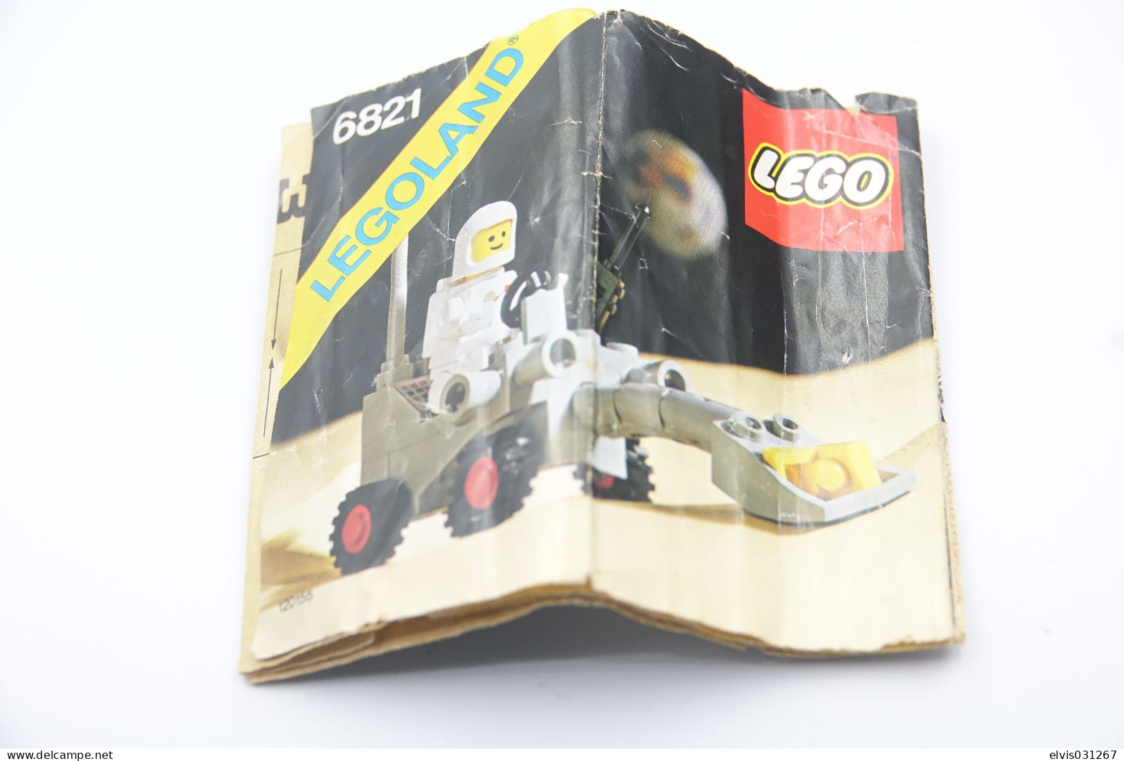 LEGO - 6821 Shovel Buggy box and instruction manual - Original Lego 1980 - Vintage