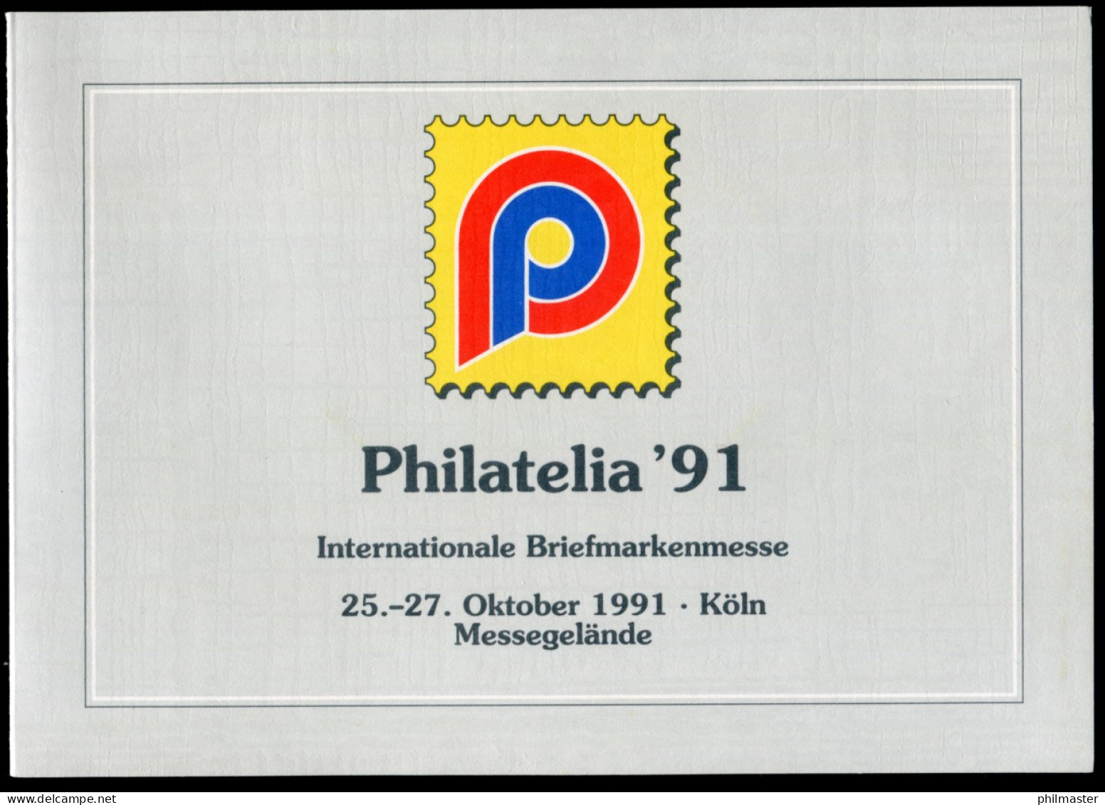 APHV-Folder Philatelia 1991 Mit PSo 25 ESSt Köln Und Passende Telefonkarte K 605 - Postkaarten - Ongebruikt