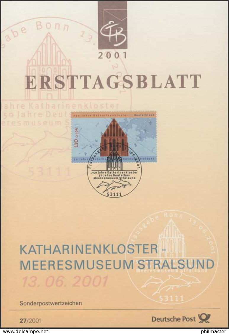 ETB 27/2001 Katharienenkloster, Meeresmuseum, Stralsund - 2001-2010