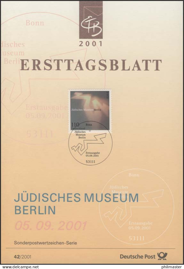 ETB 42/2001 - Jüdisches Museum, Berlin - 2001-2010