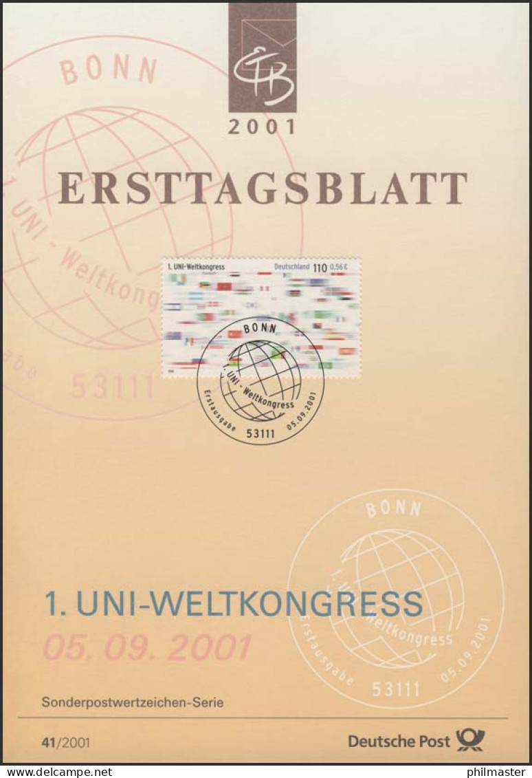 ETB 41/2001 Gewerkschaftsorganisation, UNI, Berlin - 2001-2010