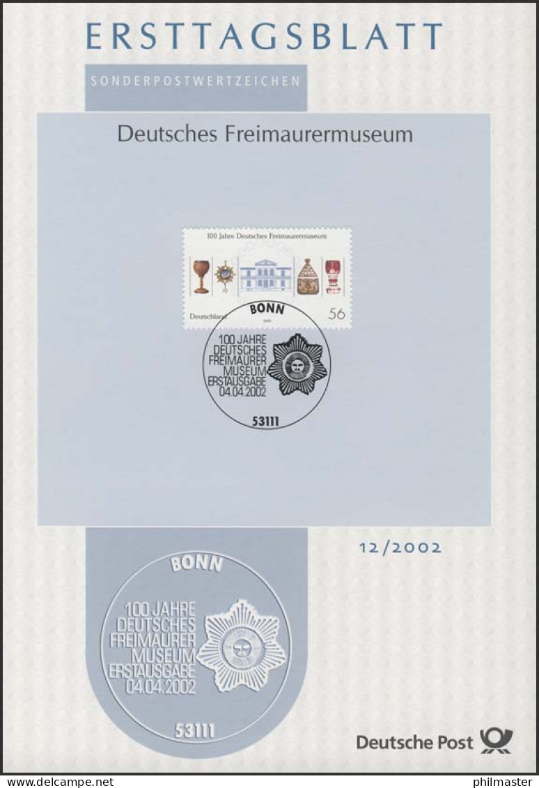 ETB 12/2002 Freimaurermuseum, Bayreuth - 2001-2010