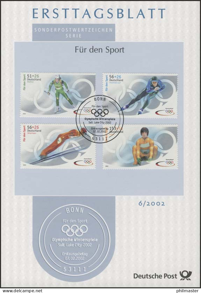 ETB 06/2002 - Sporthilfe: Olympische Winterspiele, Rodeln - 2001-2010