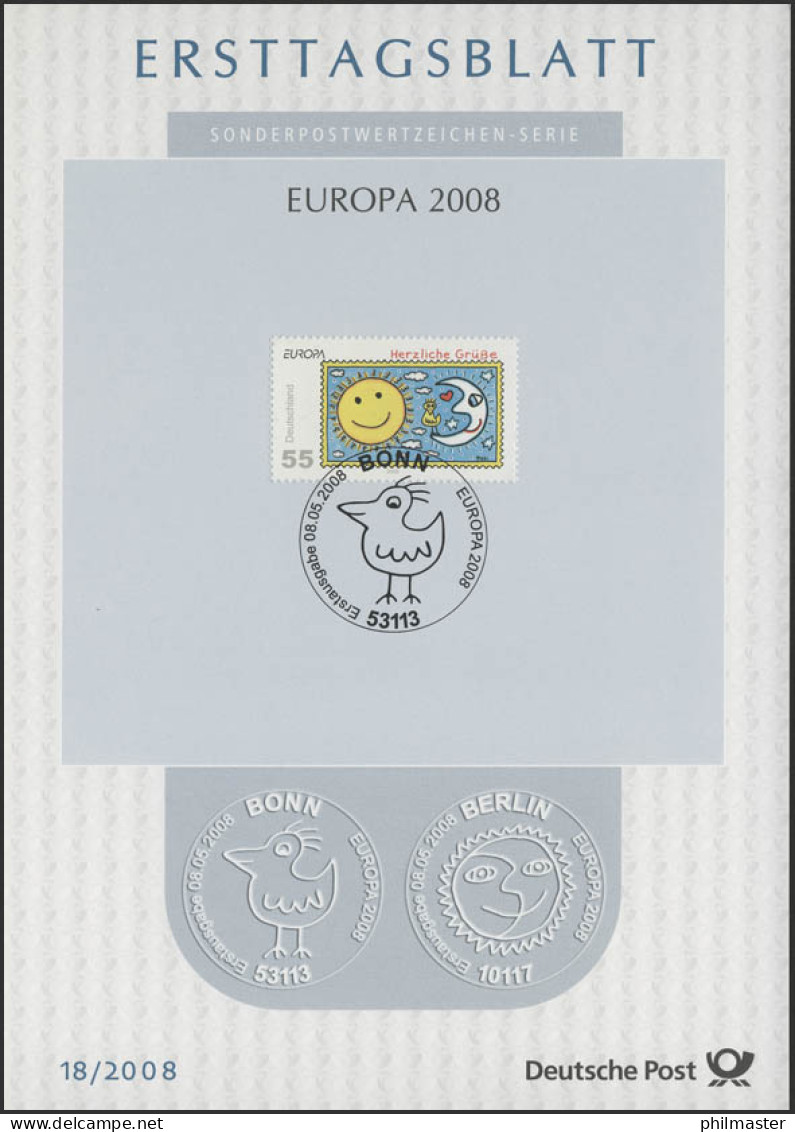 ETB 18/2008 Europa CEPT - 2001-2010
